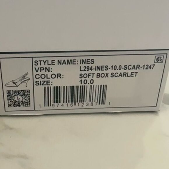 LARROUDE Ines Pump in Scarlet Leather NEW IN BOX! - Picture 12 of 14